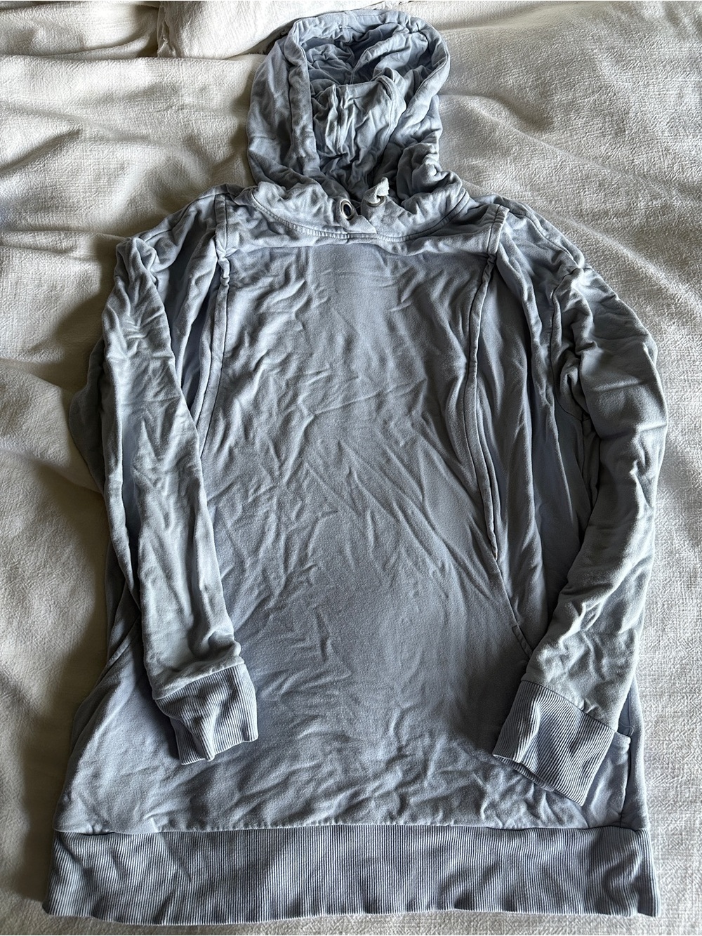 Seraphine Maternity & Nursing Light Blue Hooded Sweatshirt